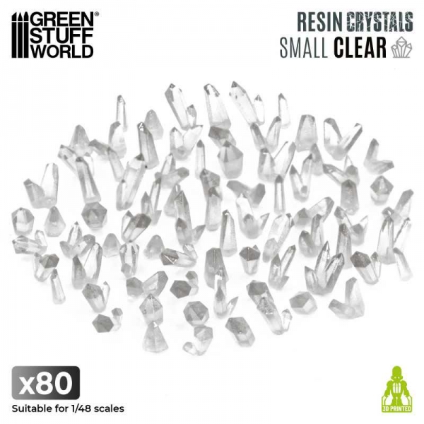 Green Stuff World: CLEAR Resin Crystals - Small
