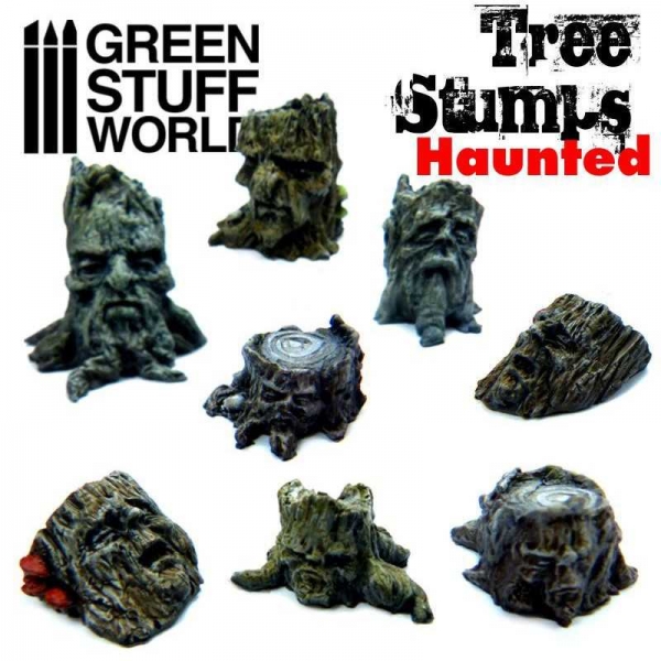 Green Stuff World: Haunted Tree Stumps