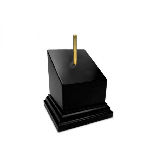 Green Stuff World: Tapered Bust Plinth 5x5cm Black
