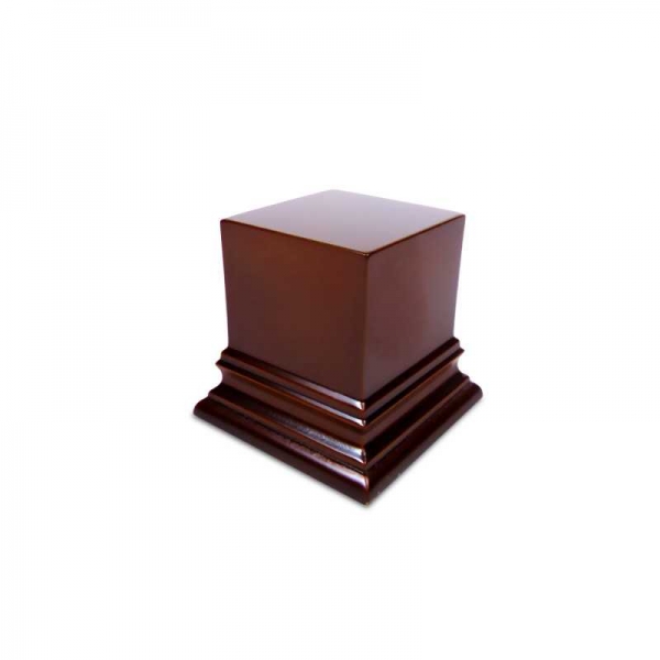 Green Stuff World: Square Top Display Plinth 4x4 cm - Hazelnut Brown