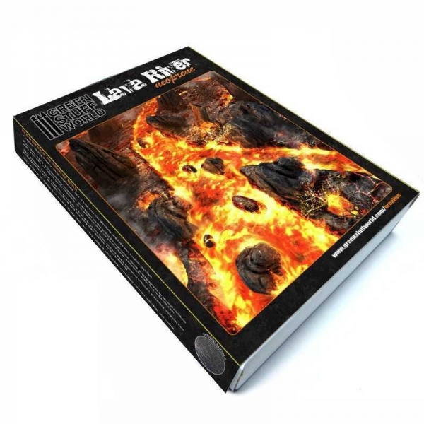 Green Stuff World: Lava River - Neoprene Terrain Set