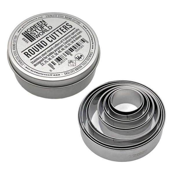 Green Stuff World: Round Cutters for Bases