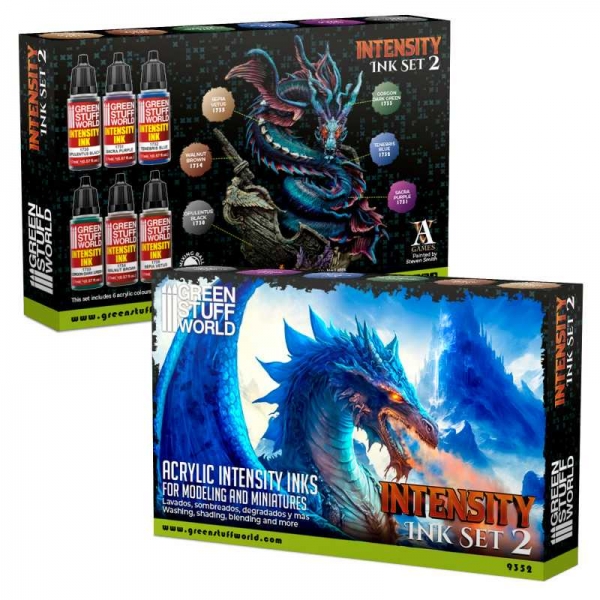 Green Stuff World: Set x6 Intensity Inks - Set 2