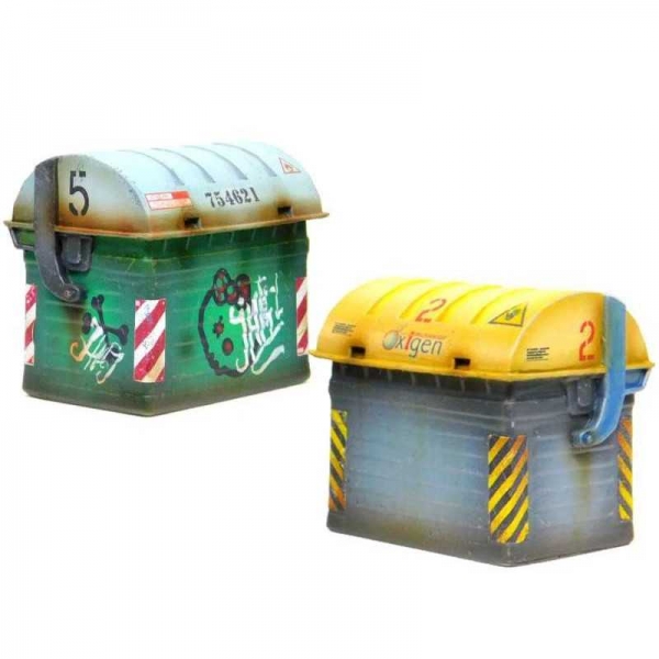 Green Stuff World: EU Waste Containers 1:48