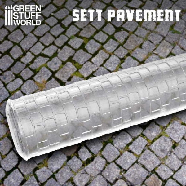 Green Stuff World: Rolling Pin Sett Pavement