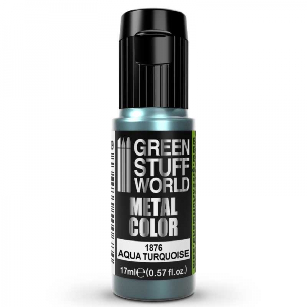 Green Stuff World: Metallic Paint AQUA TURQUOISE