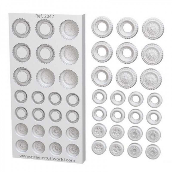 Green Stuff World: Silicone Molds - Tires and Hubcaps