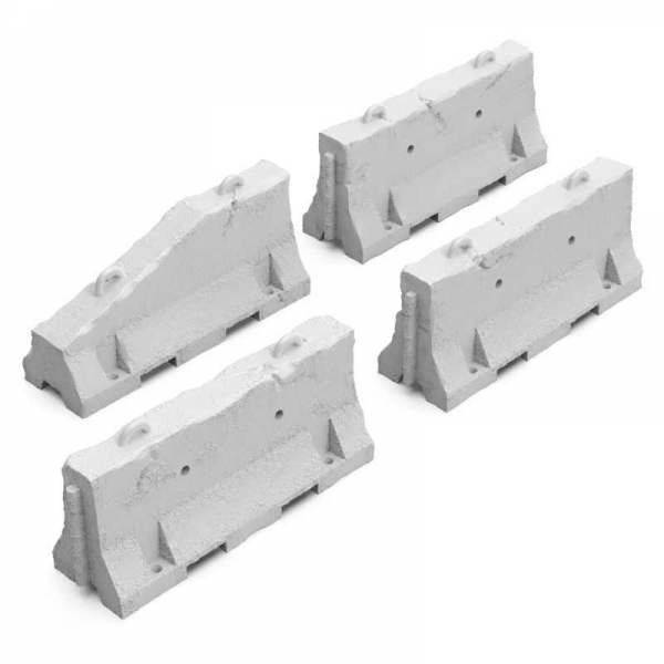 Green Stuff World: Jersey Barriers 1:48-1:35