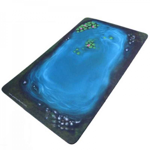 Green Stuff World: 2D Neoprene Terrain - Lake with leaves