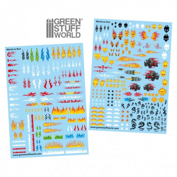Green Stuff World: Waterslide Decals - World on Fire