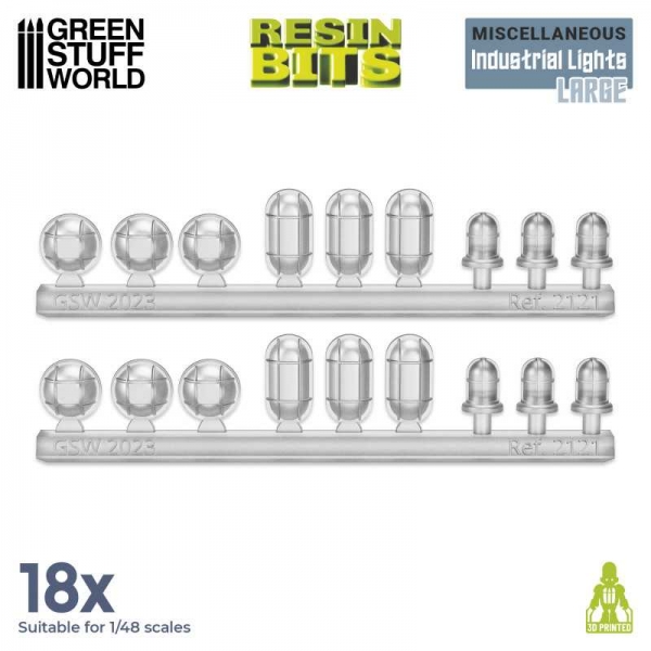 Green Stuff World: Industrial Lights - Large 1:48-1:35