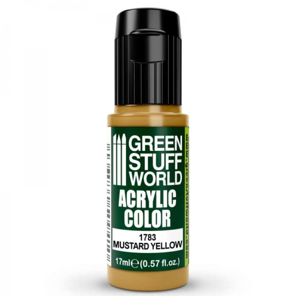 Green Stuff World: Acrylic Color MUSTARD YELLOW