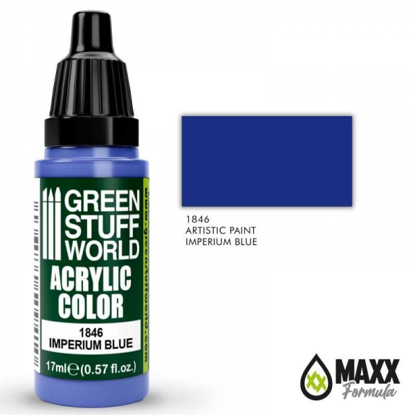 Green Stuff World: Acrylic Color IMPERIUM BLUE
