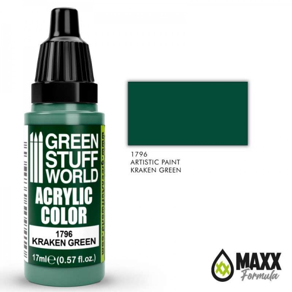 Green Stuff World: Acrylic Color KRAKEN GREEN