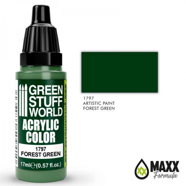 Green Stuff World: Acrylic Color FOREST GREEN