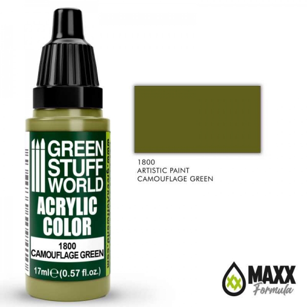 Green Stuff World: Acrylic Color CAMOUFLAGE GREEN