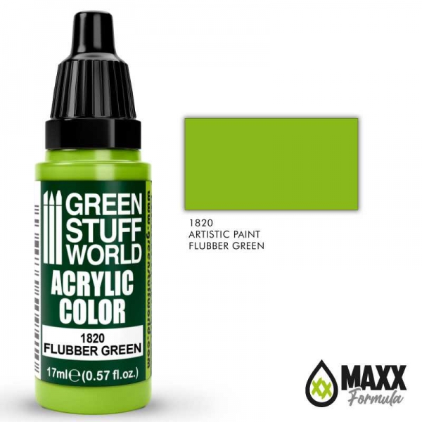 Green Stuff World: Acrylic Color FLUBBER GREEN