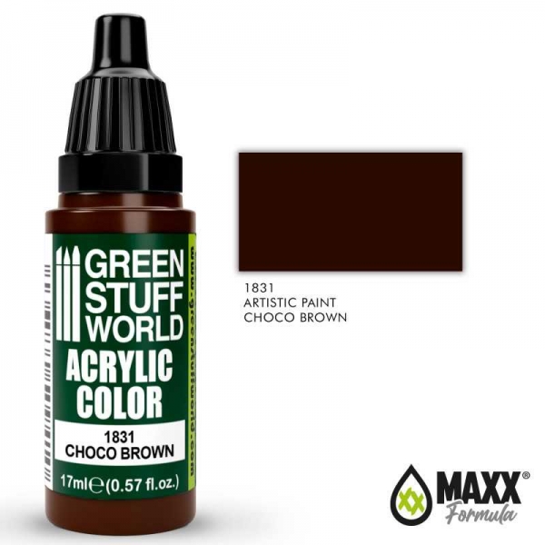 Green Stuff World: Acrylic Color CHOCO BROWN