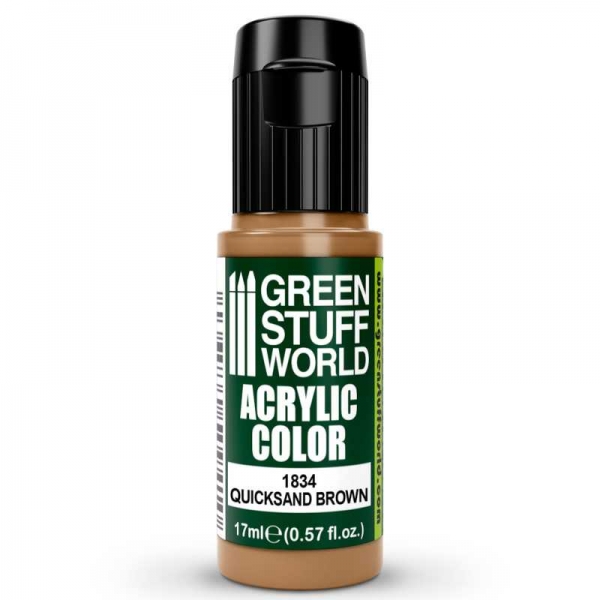 Green Stuff World: Acrylic Color QUICKSAND BROWN