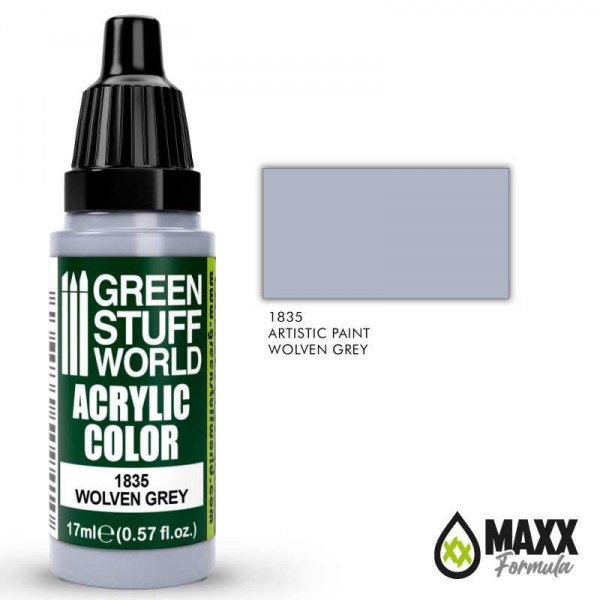 Green Stuff World: Acrylic Color WOLVEN GREY
