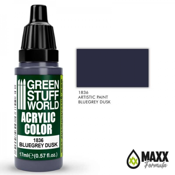Green Stuff World: Acrylic Color BLUEGREY DUSK