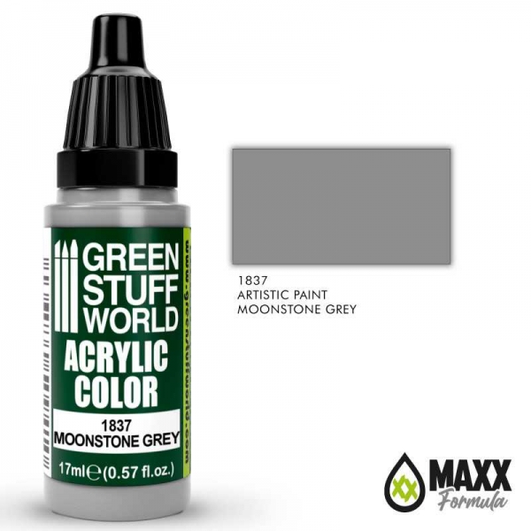 Green Stuff World: Acrylic Color MOONSTONE GREY
