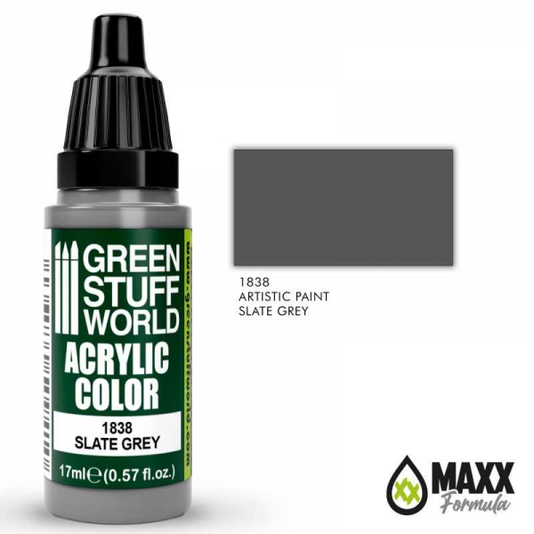 Green Stuff World: Acrylic Color SLATE GREY