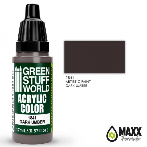 Green Stuff World: Acrylic Color DARK UMBER