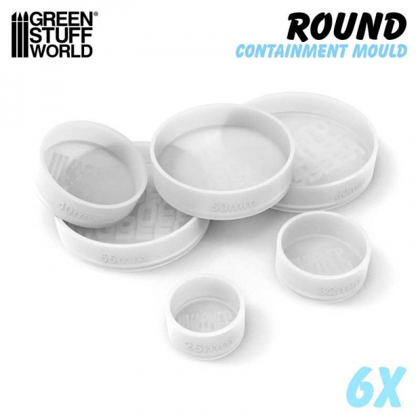 Green Stuff World: Containment Molds for Round Bases