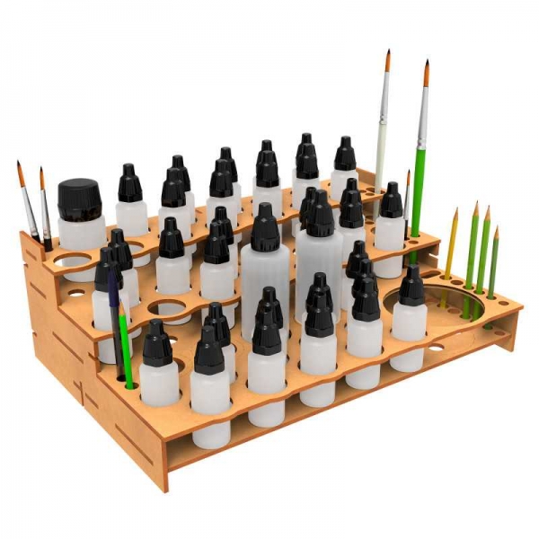 Green Stuff World: Modular Paint Rack - FRONT