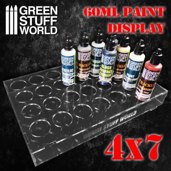 Green Stuff World: Auxiliary Paint Display 60ml (4x7)
