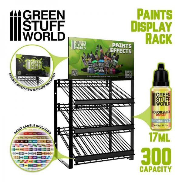 Green Stuff World: GSW Paint Display Rack
