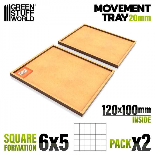 Green Stuff World: MDF Movement Trays 120x100mm