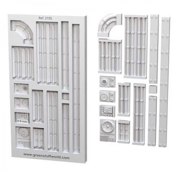 Green Stuff World: Silicone Molds - Pipe Circuits