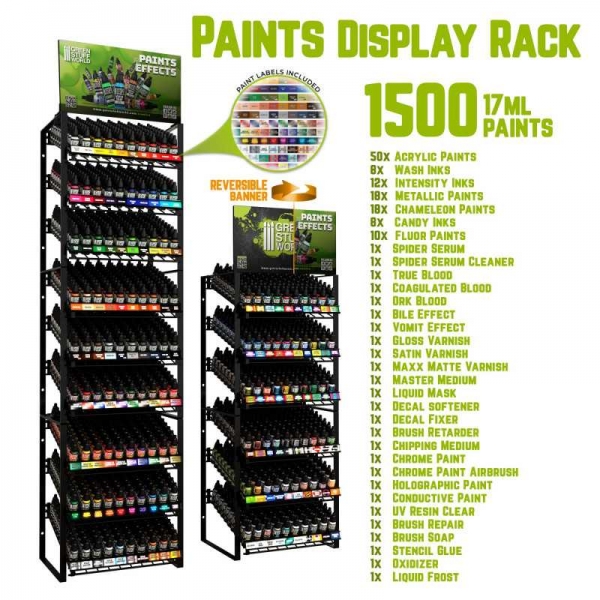 Green Stuff World: GSW Paint Display Rack - Full Collection