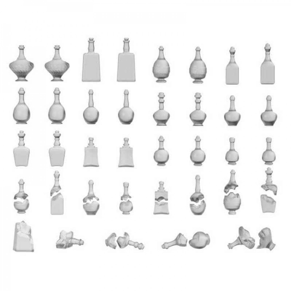 Green Stuff World: Potion and Liquor Bottles 1:48-1:35