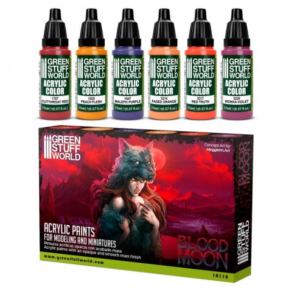 Green Stuff World: Paint Set - Blood Moon