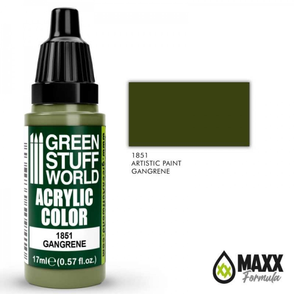 Green Stuff World: Acrylic Color GANGRENE