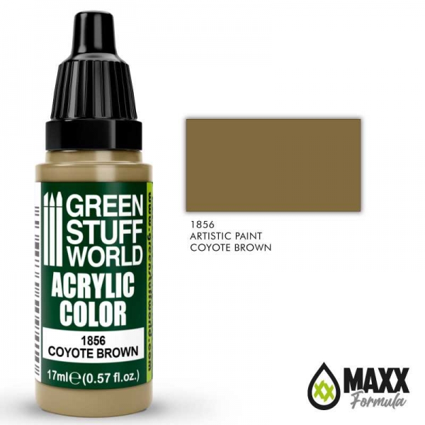 Green Stuff World: Acrylic Color COYOTE BROWN