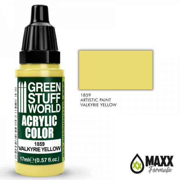 Green Stuff World: Acrylic Color VALKYRIE YELLOW