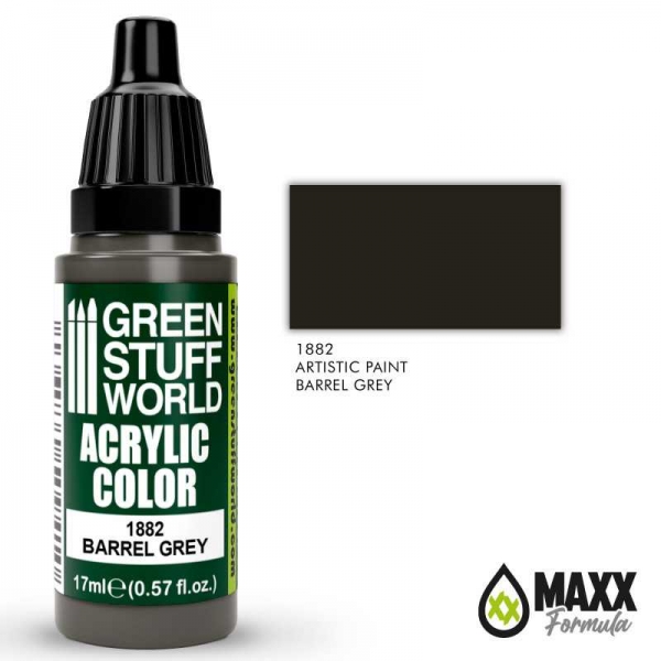 Green Stuff World: Acrylic Color BARREL GREY