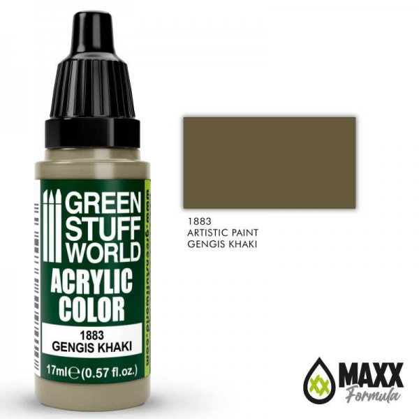 Green Stuff World: Acrylic Color GENGIS KHAKI