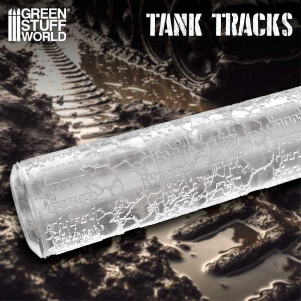 Green Stuff World: Rolling Pin Tank Tracks