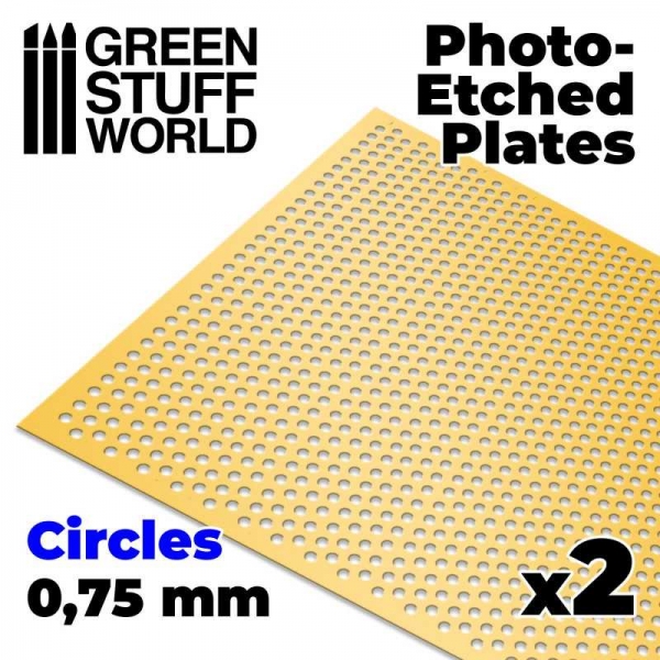 Green Stuff World: Photo-etched Plates - Medium Circles
