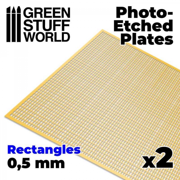 Green Stuff World: Photo-etched Plates - Small Rectangles