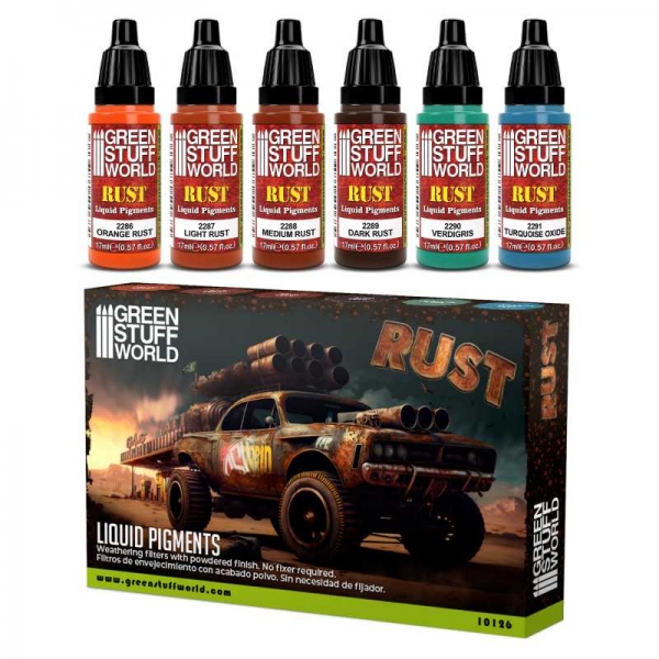 Green Stuff World: Liquid Pigments Set - Rust