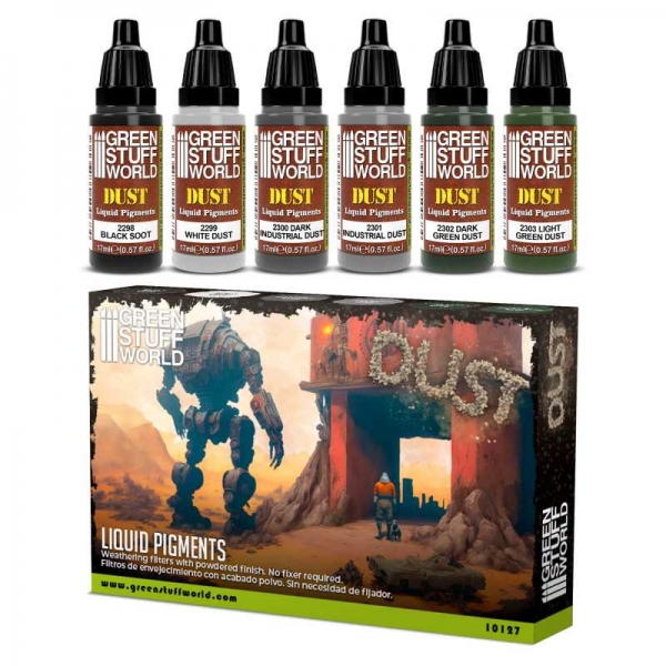 Green Stuff World: Liquid Pigments Set - Dust
