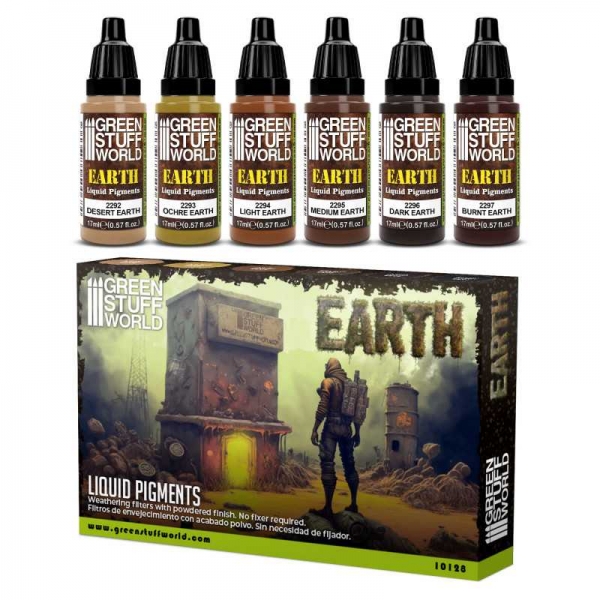Green Stuff World: Liquid Pigments Set - Earth