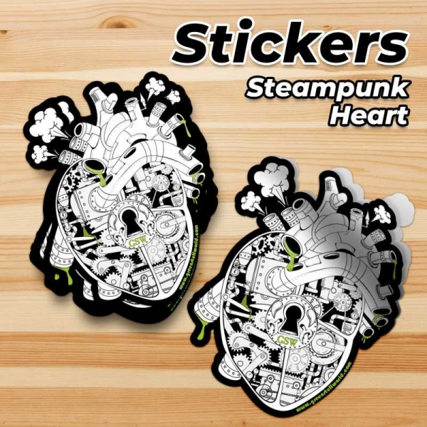 Green Stuff World: GSW Heart Sticker