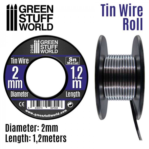 Green Stuff World: Flexible tin wire roll 2mm